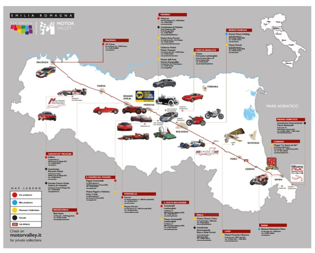EmiliaRomagna motor valley